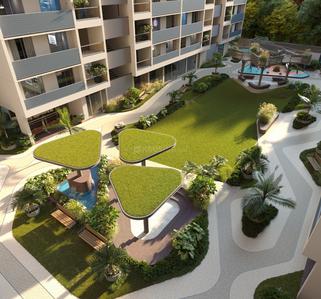 Image of 1422 Sq.ft 2 BHK Apartment / Flat for sale in The Amber, Jagatpur, Ahmedabad for Rs. 6141000