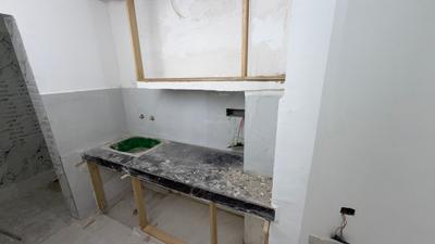 Kitchen Image of 450 Sq.ft 1 BHK Builder Floor for rent in Patparganj New Delhi for Rs. 16000