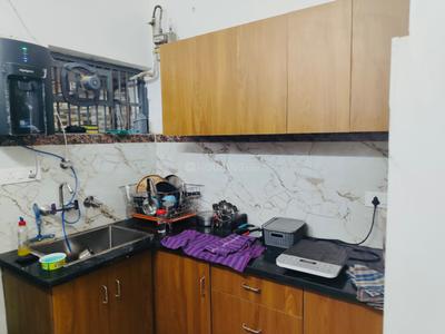Kitchen Image of 800 Sq.ft 2 BHK Builder Floor for rent in Arjun Nagar New Delhi for Rs. 55000
