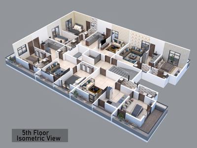 Image of 1039 Sq.ft 2 BHK Apartment / Flat for sale in Ranjit Co Op HSG Soc, Mhasrul Gaon, Nashik for Rs. 4000000
