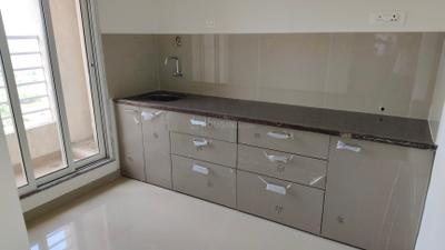 Kitchen Image of 550 Sq.ft 1 BHK Apartment / Flat for rent in Puraniks Rumah Bali, Thane West Thane for Rs. 20000