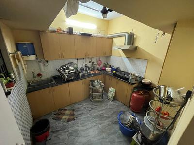 Kitchen Image of 1400 Sq.ft 3 BHK Apartment / Flat for rent in VGP Baby Nagar, Velachery Chennai for Rs. 34000
