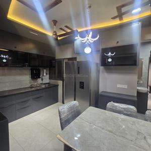 Kitchen Image of 1200 Sq.ft 3 BHK Apartment / Flat for rent in Arise Vibrant, Chharodi Ahmedabad for Rs. 60000