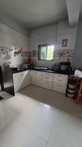 Kitchen Image of 1100 Sq.ft 3 BHK Apartment / Flat for rent in Nana Mava Rajkot for Rs. 21000