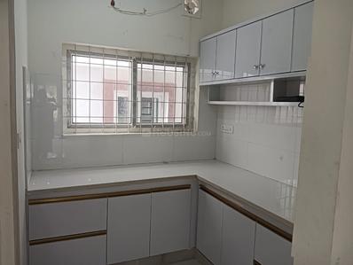 Kitchen Image of 1100 Sq.ft 1 BHK Builder Floor for rent in White County, Jigani Bengaluru for Rs. 23000