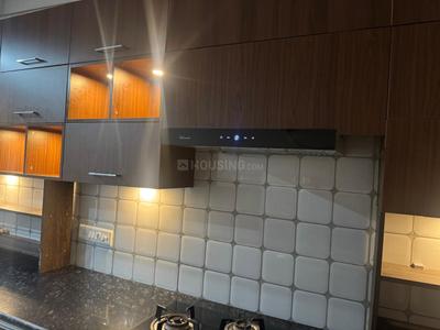 Kitchen Image of 2000 Sq.ft 3.5 BHK Apartment / Flat for rent in Celibritey Green, Sushant Golf City Lucknow for Rs. 45000
