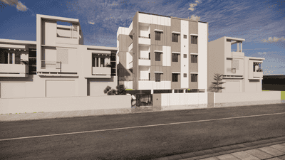 Image of 1046 Sq.ft 2 BHK Apartment / Flat for sale in Choolaimedu, Chennai for Rs. 10983000