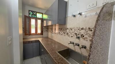 Kitchen Image of 550 Sq.ft 1 BHK Builder Floor for rent in DDA Akshardham Apartments, Sector 19 Dwarka New Delhi for Rs. 20000