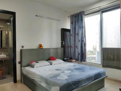 Bedroom Image of 1050 Sq.ft 3 BHK Apartment / Flat for rent in Oberoi Eternia Towers A to D, Mulund West Mumbai for Rs. 90000