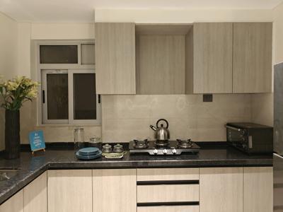 Kitchen Image of 608 Sq.ft 2 BHK Apartment / Flat for sale in Siddha Sky, Sion Mumbai for Rs. 18900000
