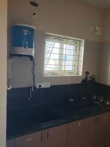 Kitchen Image of 350 Sq.ft 1 RK Independent House for rent in Mahadevapura Bengaluru for Rs. 20000