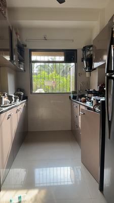 Kitchen Image of 1020 Sq.ft 2 BHK Apartment / Flat for sale in Palms Residency, Vasai West Vasai for Rs. 9500000