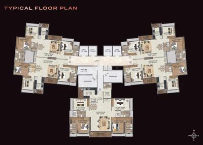 Image of 1600 Sq.ft 3 BHK Apartment / Flat for sale in Apex Nova 10 Elegance Phase 1, Kharghar, Navi Mumbai for Rs. 17700000
