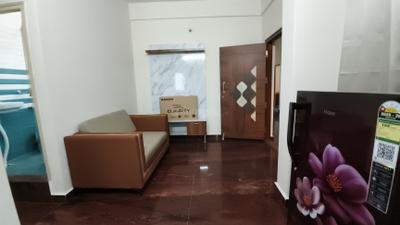 Living Room Image of 600 Sq.ft 1 BHK Builder Floor for rent in Mahadevapura Bengaluru for Rs. 26999