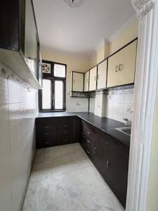 Kitchen Image of 891 Sq.ft 2.5 BHK Builder Floor for rent in Shastri Nagar New Delhi for Rs. 23000