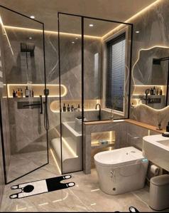 Bathroom Image of 2300 Sq.ft 4 BHK Apartment / Flat for rent in Beverly Golf Avenue, Sector 65 Mohali for Rs. 35000