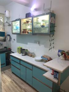 Kitchen Image of 1200 Sq.ft 3 BHK Apartment / Flat for sale in Khurram Nagar Lucknow for Rs. 7000000