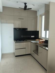 Kitchen Image of 710 Sq.ft 1 BHK Apartment / Flat for sale in Aurum Q Islands R7, Ghansoli Navi Mumbai for Rs. 13500000