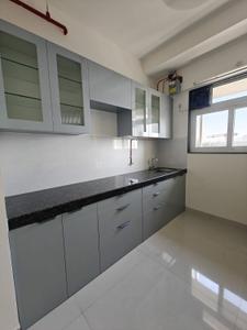Kitchen Image of 500 Sq.ft 1 BHK Apartment / Flat for rent in Ashar Axis, Thane West Thane for Rs. 29500