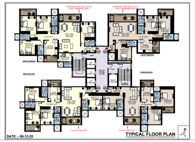 Image of 2541 Sq.ft 3 BHK Apartment / Flat for sale in Seminary Hills, Nagpur for Rs. 17900000