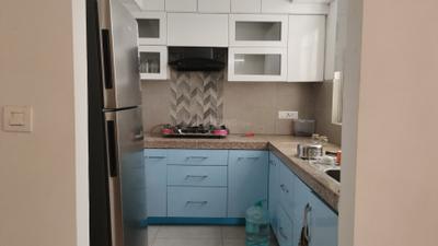 Kitchen Image of 940 Sq.ft 2 BHK Builder Floor for rent in Vatika Emilia Floors, Sector 83 Gurgaon for Rs. 34000