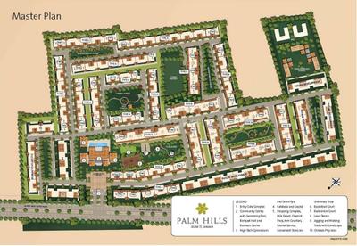 Image of 2025 Sq.ft 3 BHK Apartment / Flat for sale in Emaar Palm Heights, Sector 77, Gurgaon for Rs. 26000000
