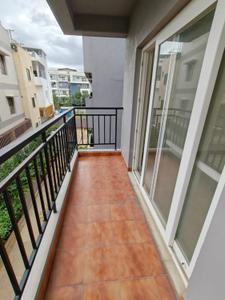 Balcony Image of 1696 Sq.ft 3 BHK Apartment / Flat for rent in Axis Bochs Akshaya, Begur Bengaluru for Rs. 40500