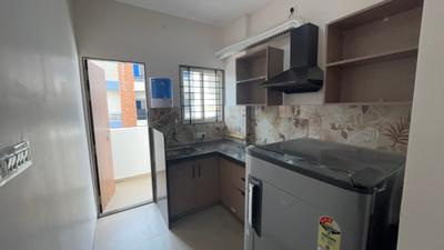 Kitchen Image of 650 Sq.ft 1 BHK Apartment / Flat for rent in Scheme No 114 Indore for Rs. 21000