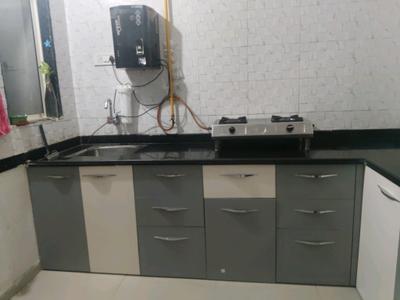 Kitchen Image of 1600 Sq.ft 3 BHK Apartment / Flat for sale in Civic Samanvay Residency, South Bopal Ahmedabad for Rs. 9000000