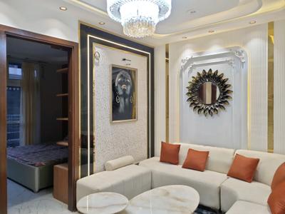 Living Room Image of 800 Sq.ft 3 BHK Apartment / Flat for sale in Dwarka Mor New Delhi for Rs. 4700000