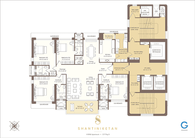 Image of 2780 Sq.ft 4 BHK Apartment / Flat for sale in Shantiniketan, Matunga East, Mumbai for Rs. 170000000
