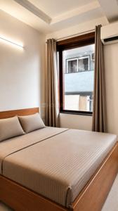 Bedroom Image of 1500 Sq.ft 1 RK Builder Floor for rent in Sector 57 Gurgaon for Rs. 25000