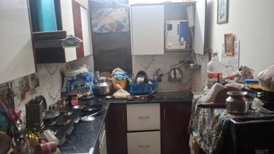 Kitchen Image of 550 Sq.ft 2 BHK Apartment / Flat for sale in Mundka New Delhi for Rs. 2500000