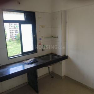 Kitchen Image of 650 Sq.ft 1 BHK Apartment / Flat for rent in Raunak City 3, Kalyan West Kalyan for Rs. 13500