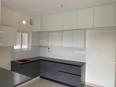 Kitchen Image of 650 Sq.ft 1 BHK Apartment / Flat for rent in Adarsh Greens, Kogilu Bengaluru for Rs. 26000