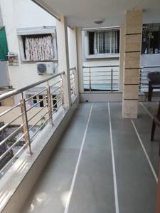 Balcony Image of 1200 Sq.ft 1 BHK Builder Floor for rent in Ghatlodiya Ahmedabad for Rs. 16500