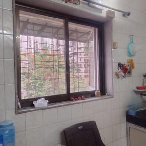Kitchen Image of 380 Sq.ft 1 BHK Apartment / Flat for rent in Shatrunjaygiri CHS, Kandivali East Mumbai for Rs. 25000