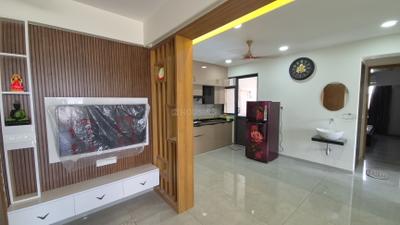 Living Room Image of 2000 Sq.ft 3 BHK Apartment / Flat for rent in Gardania Skyrise, Zundal Ahmedabad for Rs. 38000