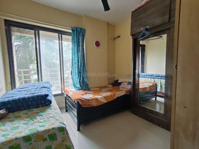 Bedroom Image of 900 Sq.ft 2 BHK Apartment / Flat for rent in Mangala Mayurs Nature Glory, Kalwa Thane for Rs. 35000
