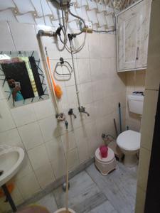 Bathroom Image of 900 Sq.ft 3 BHK Builder Floor for sale in Bali Nagar New Delhi for Rs. 7300000