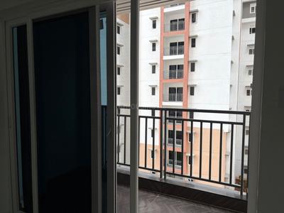 Balcony Image of 1500 Sq.ft 3 BHK Apartment / Flat for rent in Aparna Sarovar Zicon, Serilingampally Hyderabad for Rs. 60000