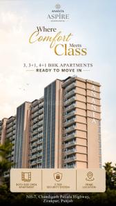 Image of 1500 Sq.ft 3 BHK Apartment / Flat for sale in The Ananta Aspire, Nabha, Zirakpur for Rs. 18430000