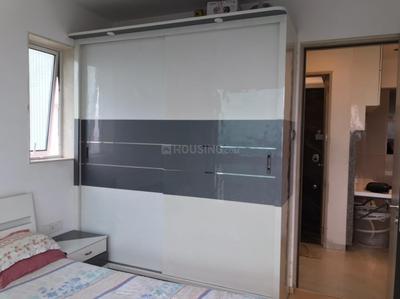 Bedroom Image of 850 Sq.ft 1 BHK Apartment / Flat for sale in Aurum Q Residences R2, Ghansoli Navi Mumbai for Rs. 12500000