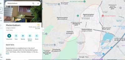Image of 1900 Sq.ft 3 BHK Independent House for sale in Madambakkam, Chennai for Rs. 14500000