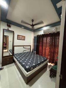 Bedroom Image of 650 Sq.ft 1 BHK Apartment / Flat for rent in Dynamic Crest Phase I Rimo Everest, Khidkali Thane for Rs. 22000