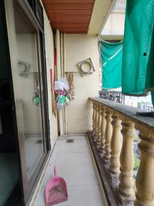 Balcony Image of 850 Sq.ft 2 BHK Apartment / Flat for rent in Mangala Mayurs Nature Glory Phase 3, Kalwa Thane for Rs. 35000