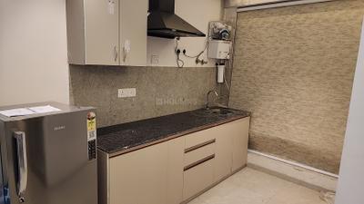 Kitchen Image of 450 Sq.ft 1 RK Apartment / Flat for rent in Eternal Manhattan Riviera, Sitapura Jaipur for Rs. 19000