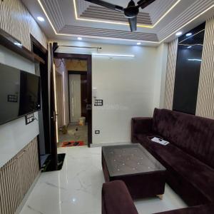 Hall Image of 650 Sq.ft 1 BHK Builder Floor for rent in Dwarka Mor New Delhi for Rs. 15000