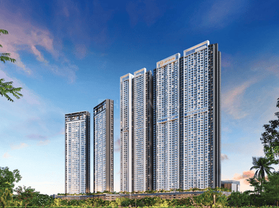 Image of 1200 Sq.ft 2 BHK Apartment / Flat for sale in Evara Heights, Thane West, Thane for Rs. 18000000