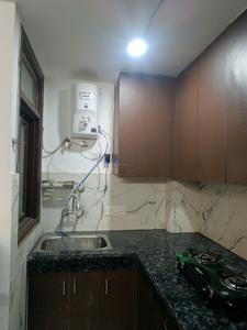 Kitchen Image of 950 Sq.ft 2 BHK Apartment / Flat for rent in NEB Valley Society, Neb Sarai New Delhi for Rs. 35000